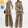 Mistura de seda Lame Jumpsuit Fabricação Atacado Moda Feminina Vestuário (TA30010J)